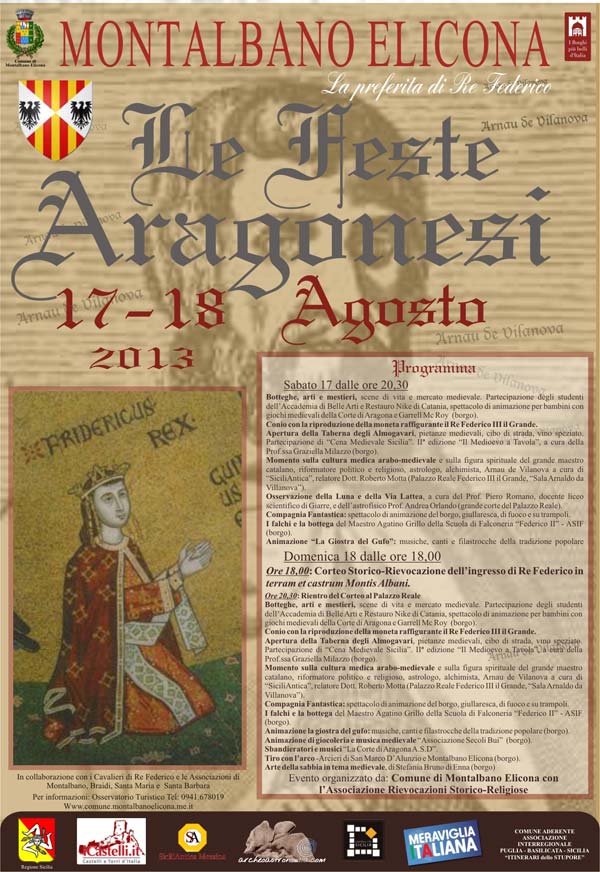 Le Feste Aragonesi – 17-18 Agosto 2013