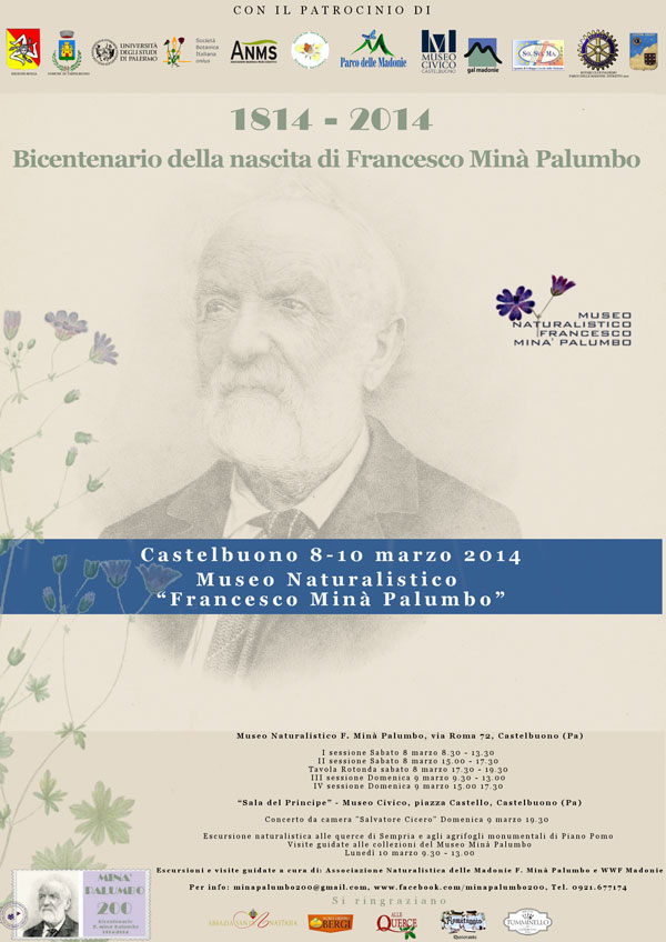 Festeggiamenti per il Bicentenario di Francesco Minà Palumbo (1814-2014)