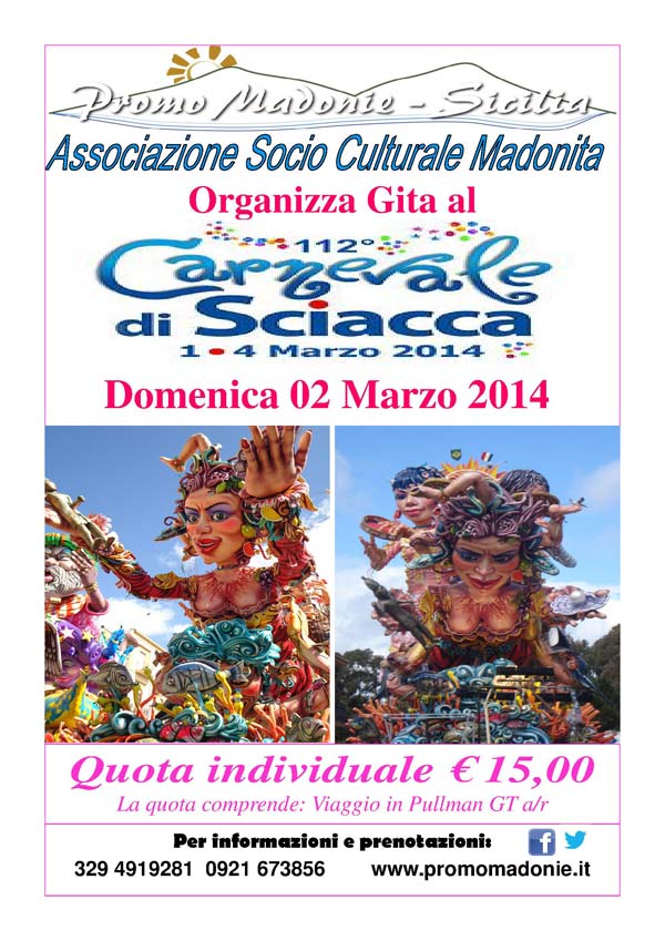 Programma Carnevale di Sciacca 2014