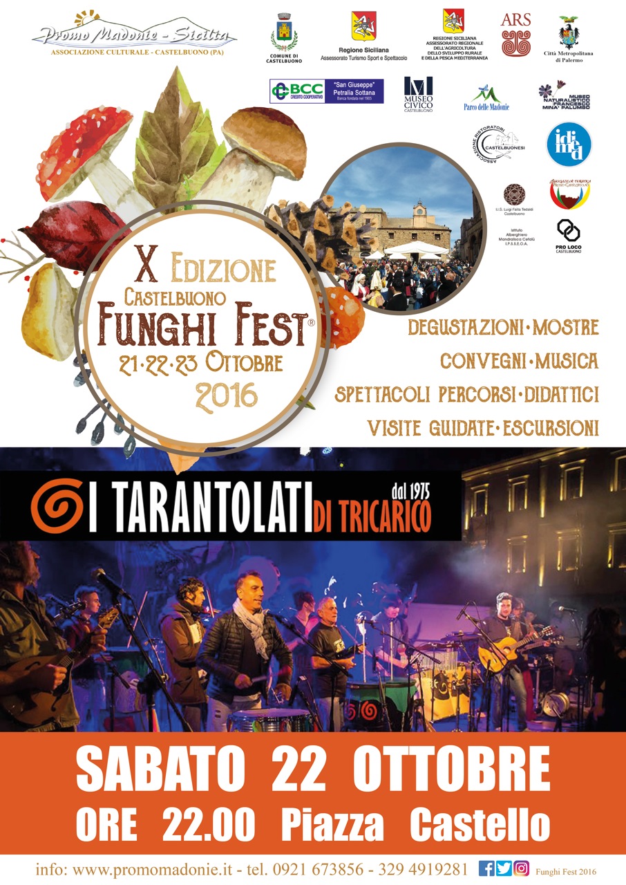22 Ottobre – Funghi Fest – Notte della Taranta