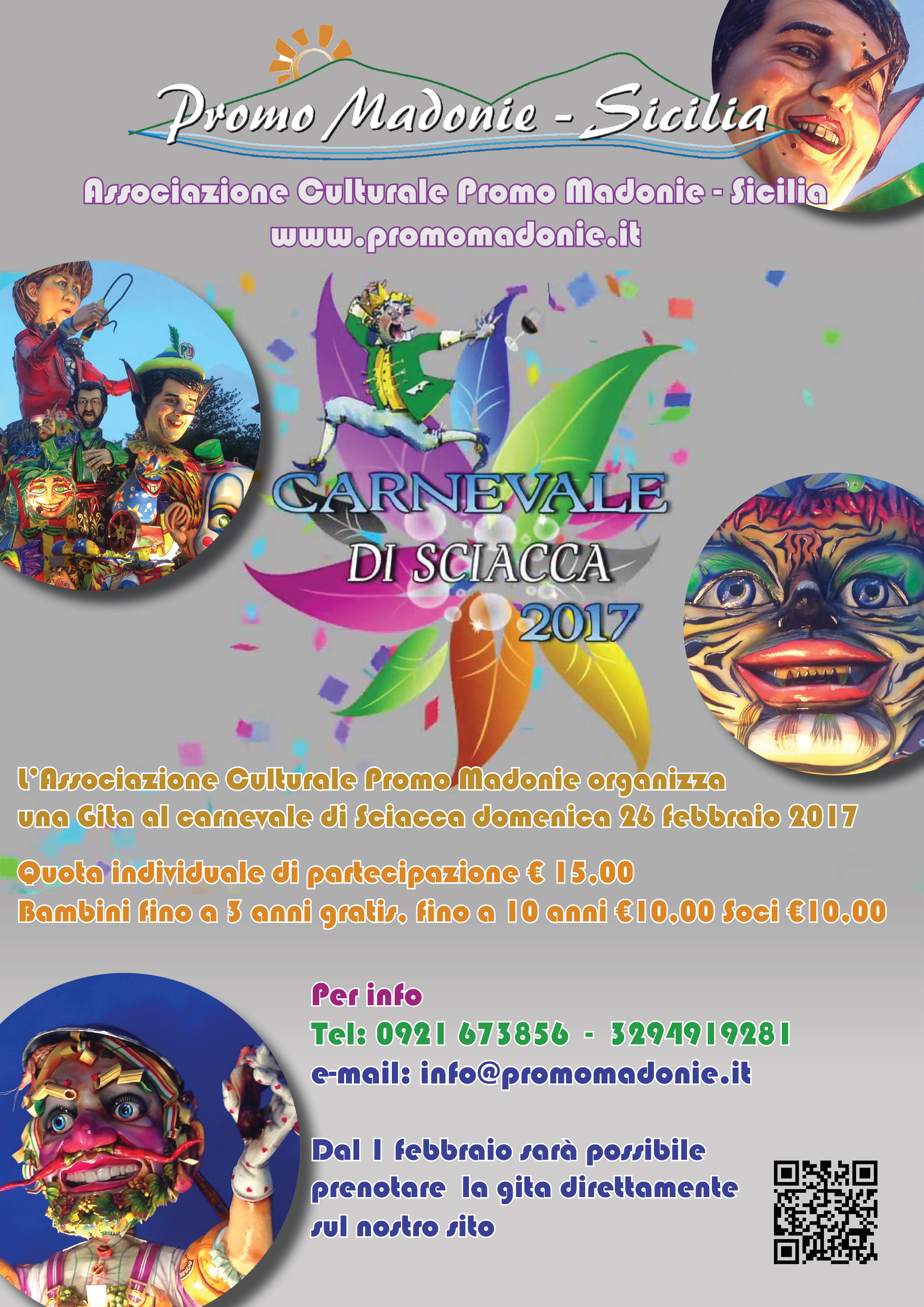 Carnevale a Sciacca gita del 26 febbraio 2017